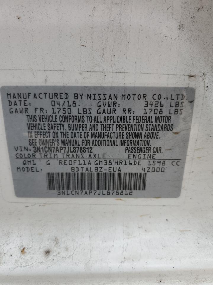 Photo 12 VIN: 3N1CN7AP7JL878812 - NISSAN VERSA 