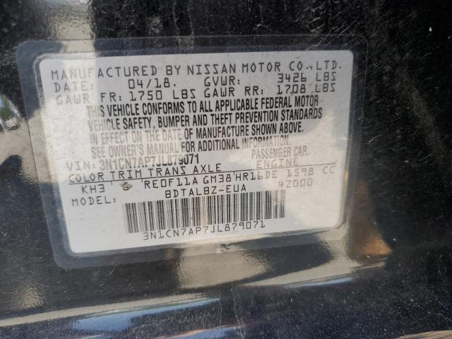 Photo 11 VIN: 3N1CN7AP7JL879071 - NISSAN VERSA 