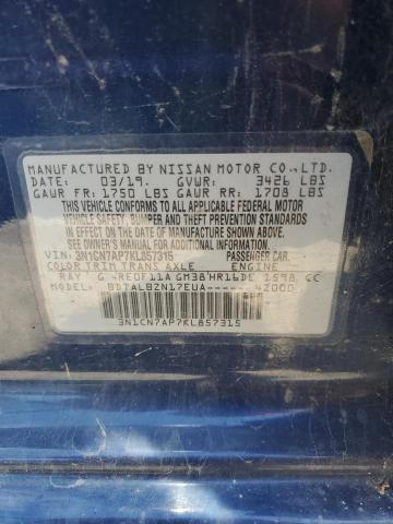 Photo 11 VIN: 3N1CN7AP7KL857315 - NISSAN VERSA S 