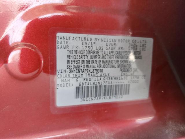 Photo 11 VIN: 3N1CN7AP7KL879010 - NISSAN VERSA S 