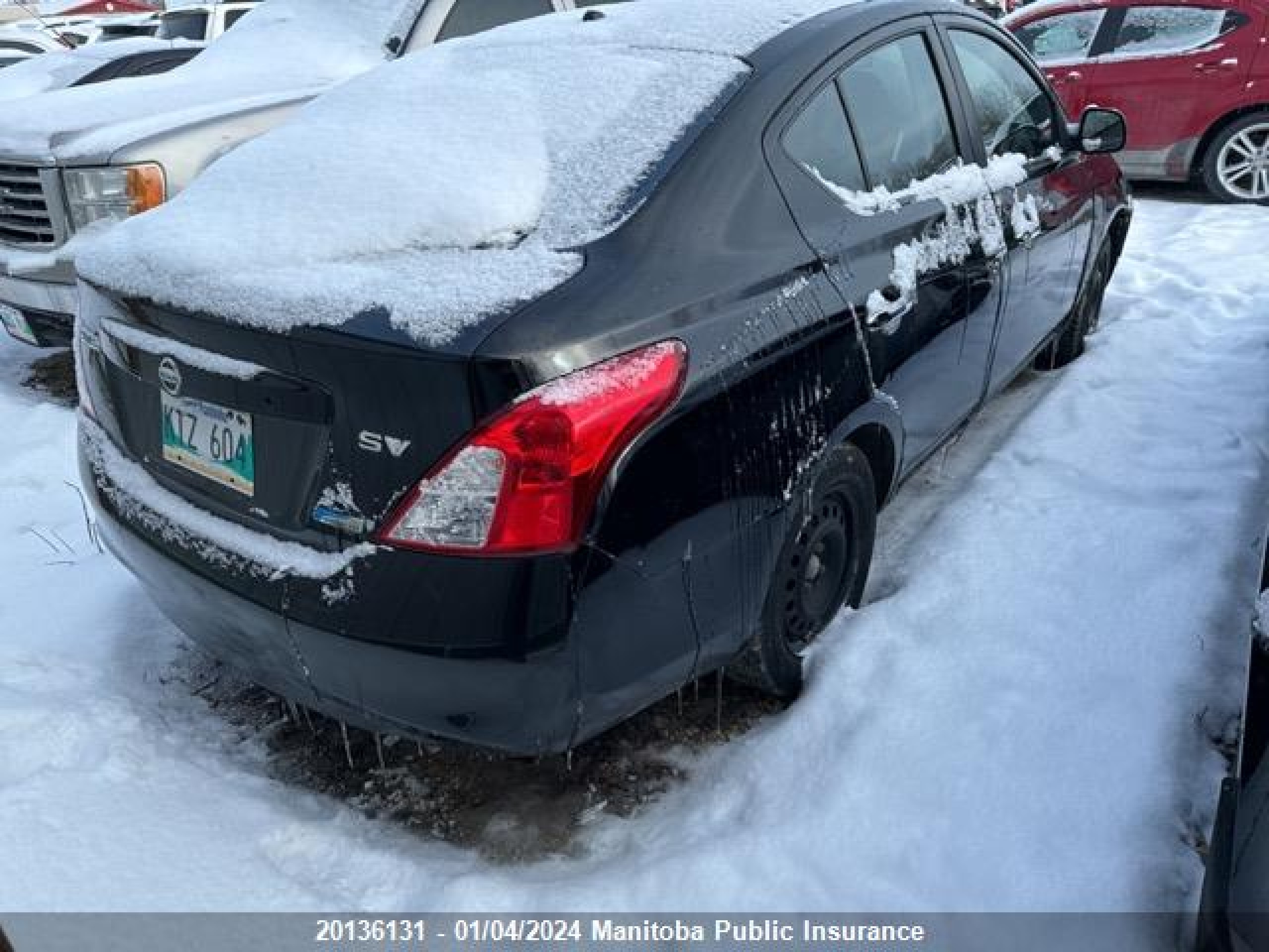 Photo 3 VIN: 3N1CN7AP8CL845661 - NISSAN VERSA 