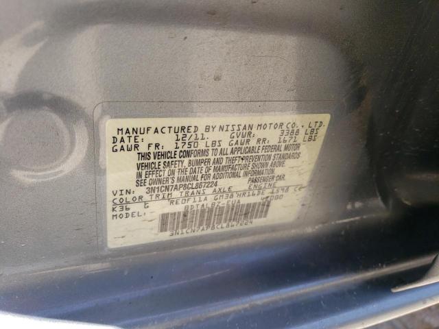 Photo 12 VIN: 3N1CN7AP8CL867224 - NISSAN VERSA S 