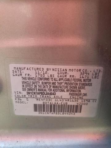 Photo 11 VIN: 3N1CN7AP8DL844043 - NISSAN VERSA S 