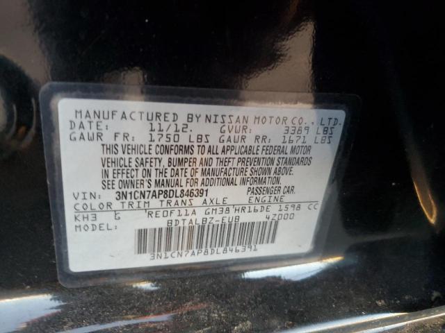 Photo 11 VIN: 3N1CN7AP8DL846391 - NISSAN VERSA S 