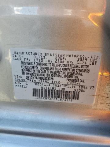 Photo 11 VIN: 3N1CN7AP8DL873378 - NISSAN VERSA S 