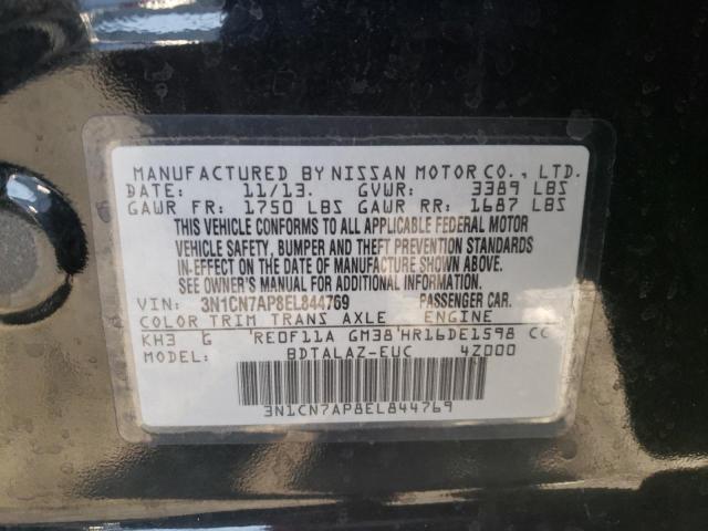 Photo 12 VIN: 3N1CN7AP8EL844769 - NISSAN VERSA S 