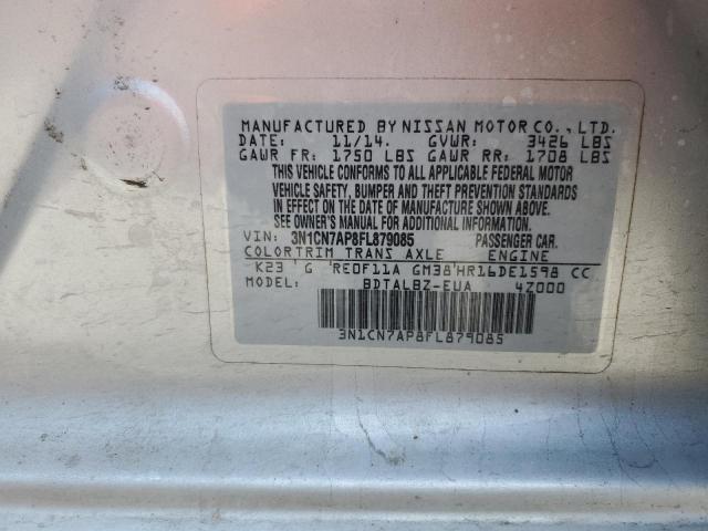 Photo 11 VIN: 3N1CN7AP8FL879085 - NISSAN VERSA 