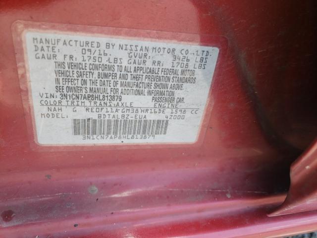 Photo 9 VIN: 3N1CN7AP8HL813879 - NISSAN VERSA 