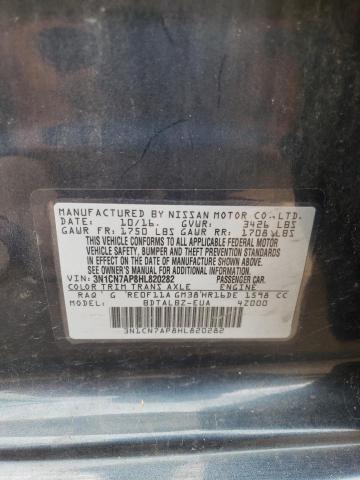 Photo 11 VIN: 3N1CN7AP8HL820282 - NISSAN VERSA S 