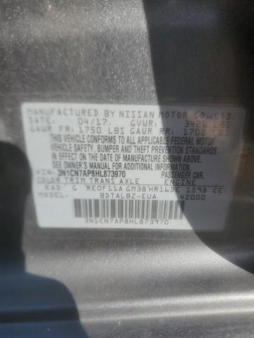 Photo 11 VIN: 3N1CN7AP8HL873970 - NISSAN VERSA S 