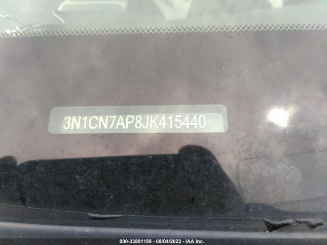 Photo 8 VIN: 3N1CN7AP8JK415440 - NISSAN VERSA SEDAN 