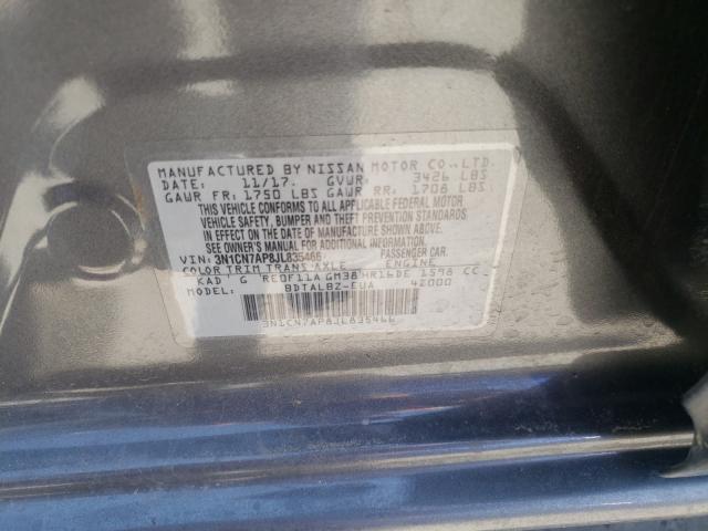 Photo 9 VIN: 3N1CN7AP8JL835466 - NISSAN VERSA S 