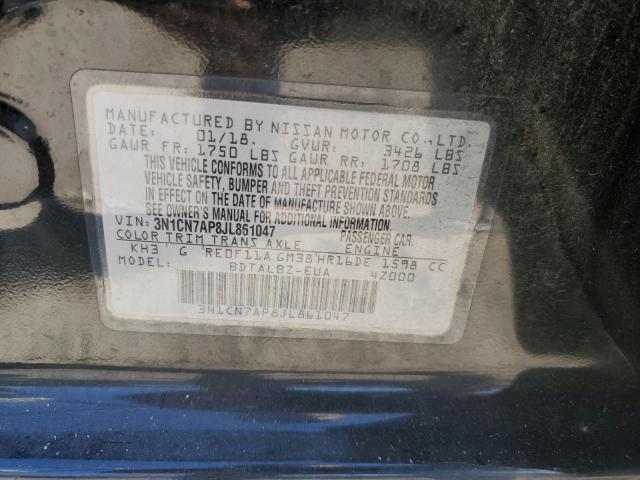 Photo 12 VIN: 3N1CN7AP8JL861047 - NISSAN VERSA S 