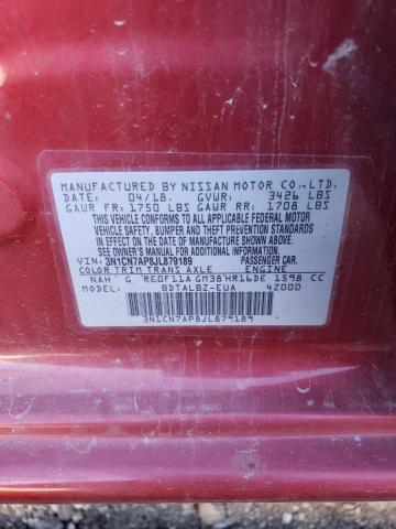 Photo 11 VIN: 3N1CN7AP8JL879189 - NISSAN VERSA S 