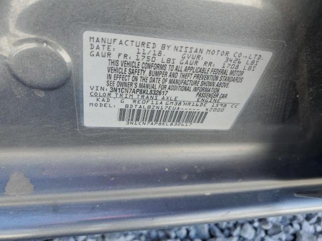 Photo 11 VIN: 3N1CN7AP8KL832617 - NISSAN VERSA 