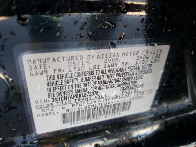 Photo 9 VIN: 3N1CN7AP8KL873376 - NISSAN VERSA S 