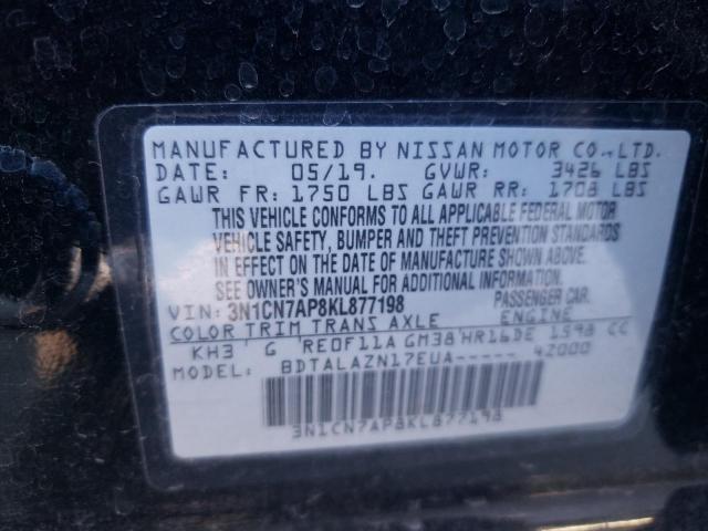 Photo 12 VIN: 3N1CN7AP8KL877198 - NISSAN VERSA 