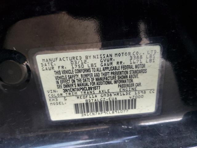 Photo 11 VIN: 3N1CN7AP9CL891077 - NISSAN VERSA 