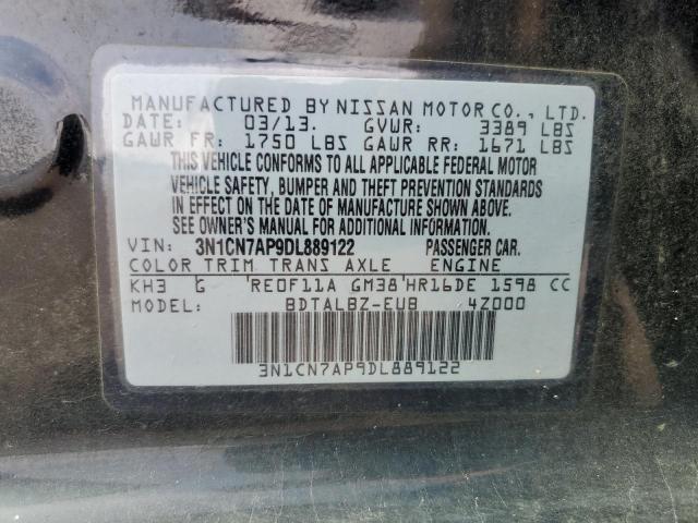 Photo 12 VIN: 3N1CN7AP9DL889122 - NISSAN VERSA 