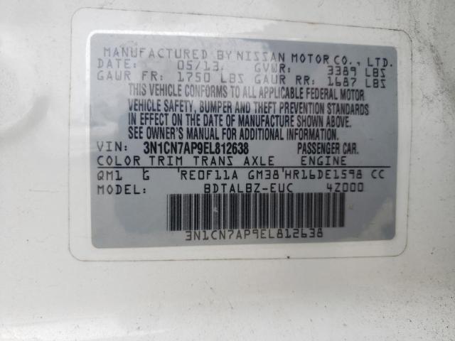 Photo 11 VIN: 3N1CN7AP9EL812638 - NISSAN VERSA S 