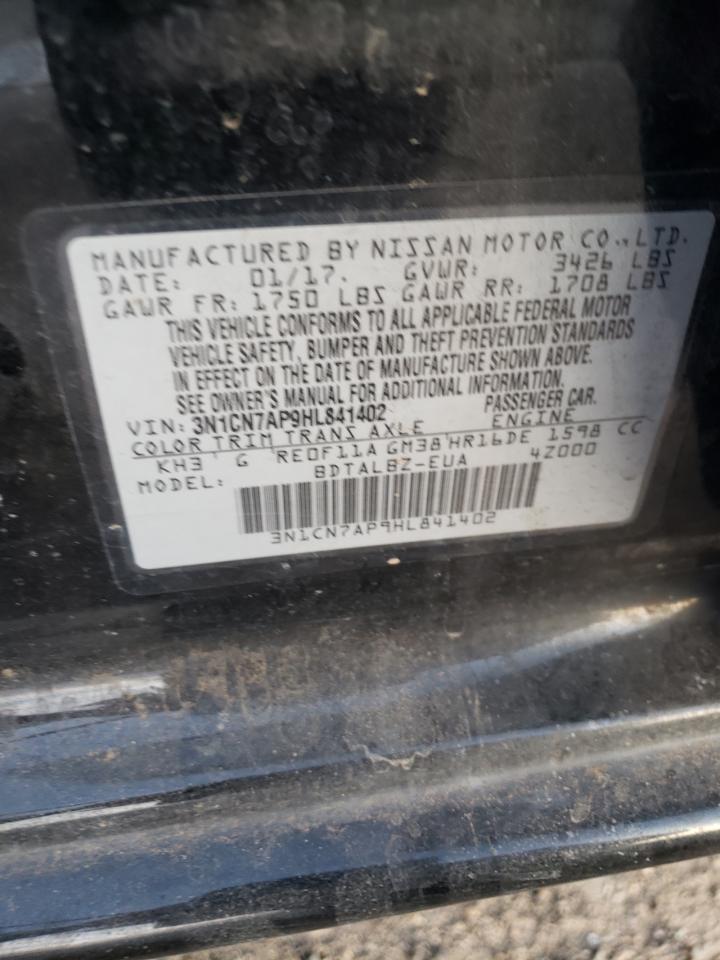 Photo 11 VIN: 3N1CN7AP9HL841402 - NISSAN VERSA 