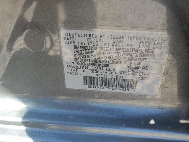 Photo 11 VIN: 3N1CN7AP9HL846289 - NISSAN VERSA 