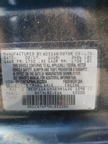 Photo 12 VIN: 3N1CN7AP9HL853324 - NISSAN VERSA S 