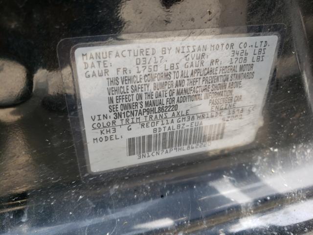 Photo 9 VIN: 3N1CN7AP9HL862220 - NISSAN VERSA S 