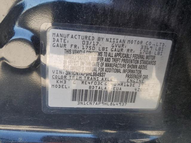 Photo 11 VIN: 3N1CN7AP9HL864937 - NISSAN VERSA 