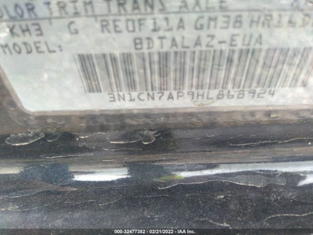 Photo 8 VIN: 3N1CN7AP9HL868924 - NISSAN VERSA SEDAN 