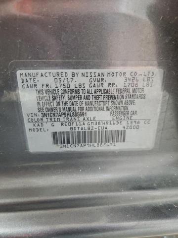 Photo 11 VIN: 3N1CN7AP9HL885691 - NISSAN VERSA 