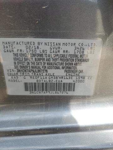 Photo 11 VIN: 3N1CN7AP9JL867276 - NISSAN VERSA 