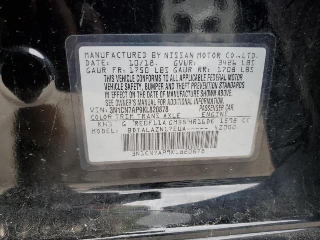 Photo 11 VIN: 3N1CN7AP9KL820878 - NISSAN VERSA 