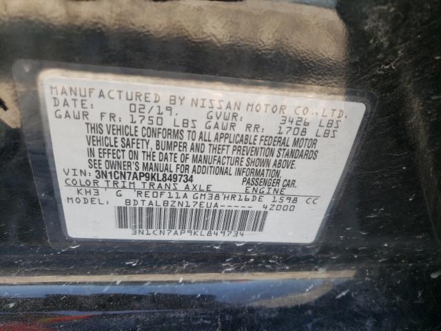 Photo 9 VIN: 3N1CN7AP9KL849734 - NISSAN VERSA 