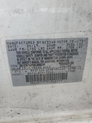 Photo 12 VIN: 3N1CN7AP9KL868249 - NISSAN VERSA 