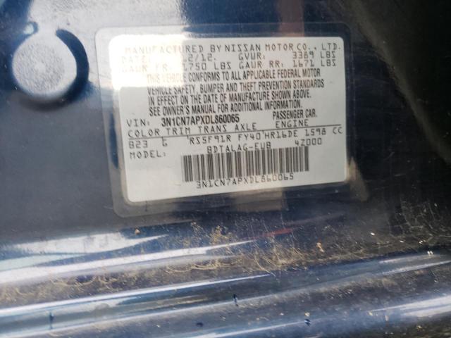 Photo 11 VIN: 3N1CN7APXDL860065 - NISSAN VERSA 