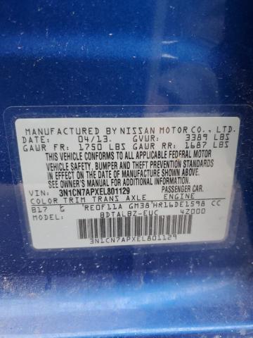 Photo 11 VIN: 3N1CN7APXEL801129 - NISSAN VERSA 