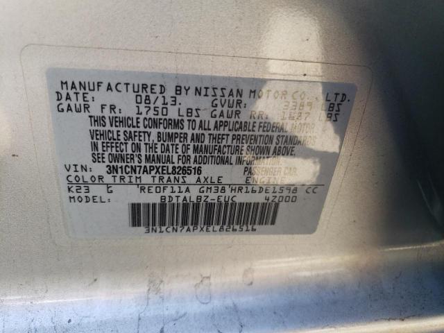 Photo 11 VIN: 3N1CN7APXEL826516 - NISSAN VERSA 