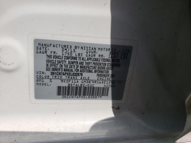 Photo 11 VIN: 3N1CN7APXEL832879 - NISSAN VERSA S 