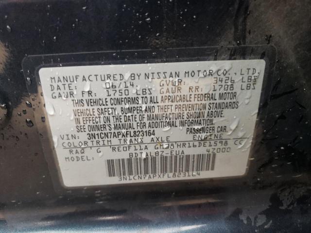 Photo 11 VIN: 3N1CN7APXFL823164 - NISSAN VERSA S 