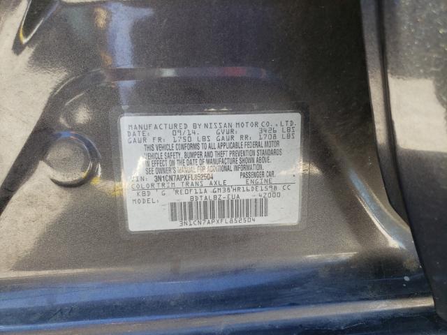 Photo 9 VIN: 3N1CN7APXFL852504 - NISSAN VERSA S 