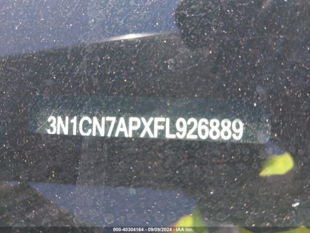 Photo 8 VIN: 3N1CN7APXFL926889 - NISSAN VERSA 