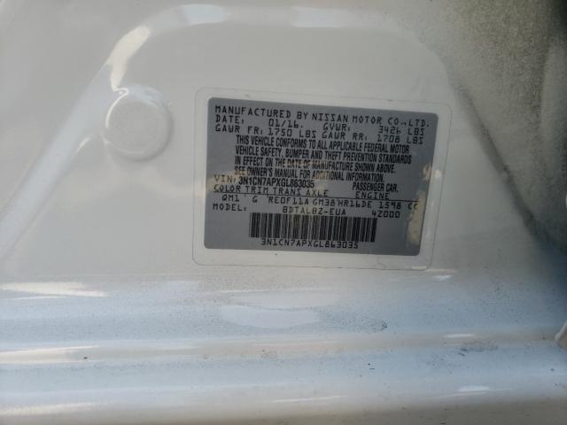 Photo 9 VIN: 3N1CN7APXGL863035 - NISSAN VERSA S 