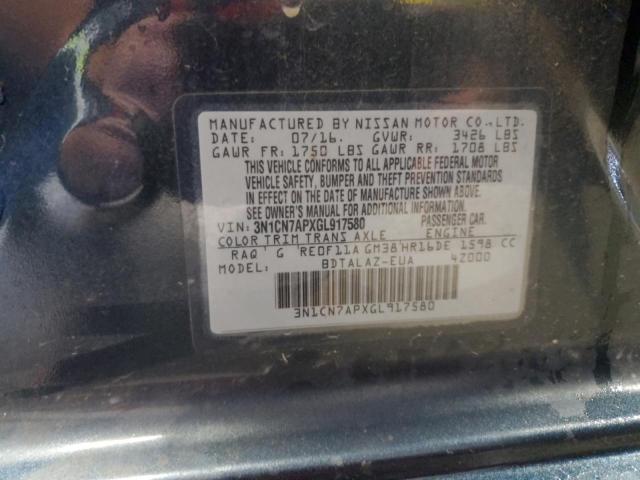 Photo 11 VIN: 3N1CN7APXGL917580 - NISSAN VERSA S 