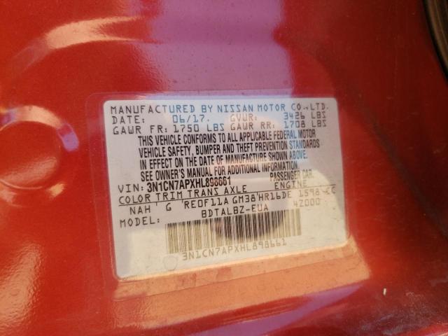 Photo 11 VIN: 3N1CN7APXHL898661 - NISSAN VERSA S 