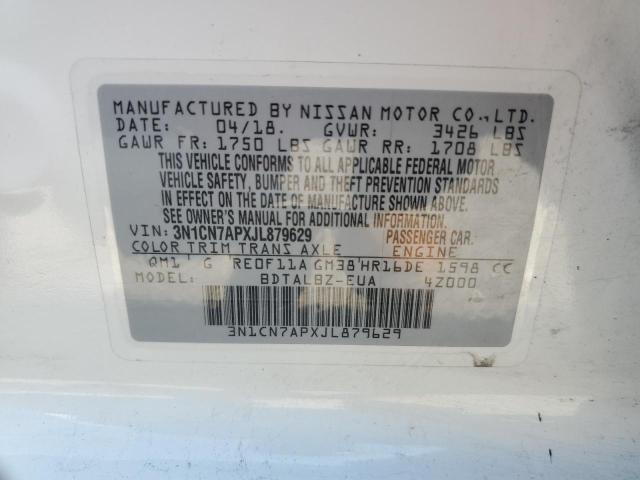 Photo 11 VIN: 3N1CN7APXJL879629 - NISSAN VERSA 