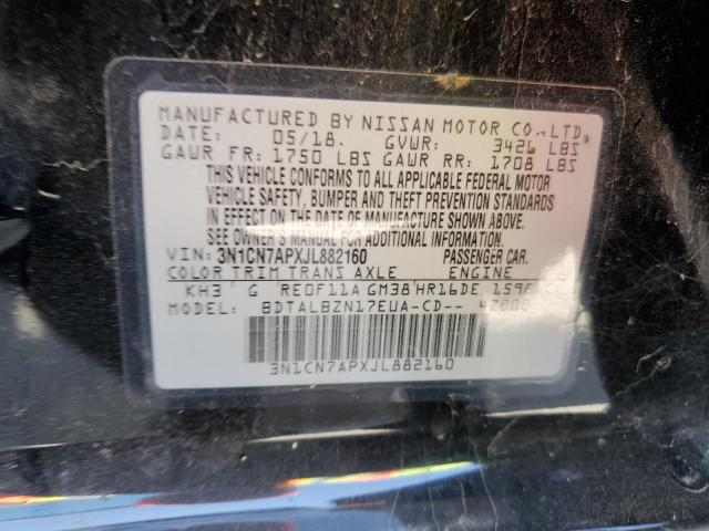 Photo 11 VIN: 3N1CN7APXJL882160 - NISSAN VERSA S 