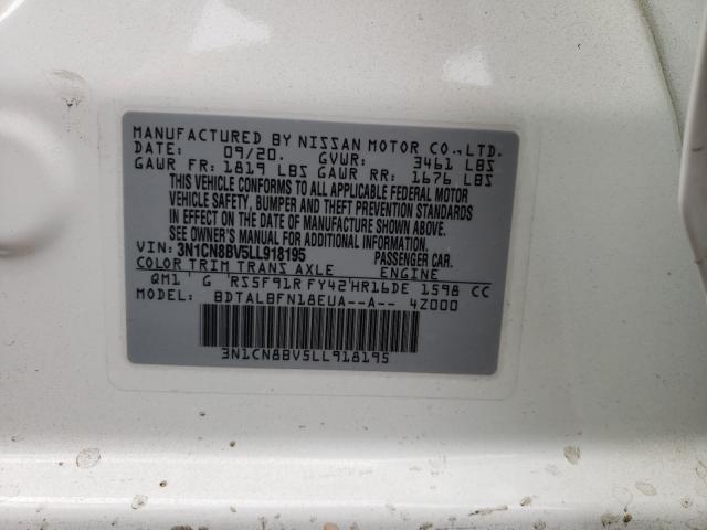 Photo 9 VIN: 3N1CN8BV5LL918195 - NISSAN VERSA S 