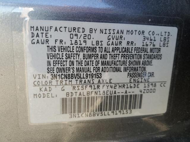 Photo 11 VIN: 3N1CN8BV5LL919153 - NISSAN VERSA S 