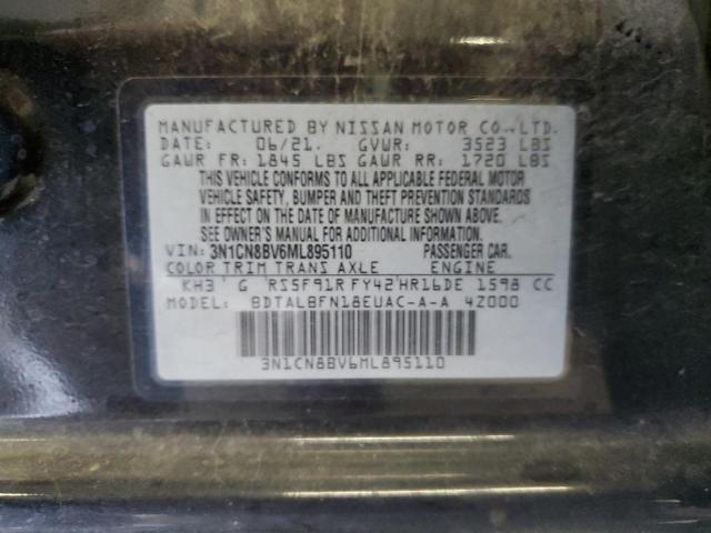 Photo 11 VIN: 3N1CN8BV6ML895110 - NISSAN VERSA 